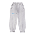 MINIMALIST CROSS SNOW WASH FLEECE JOGGER SWEATPANTS