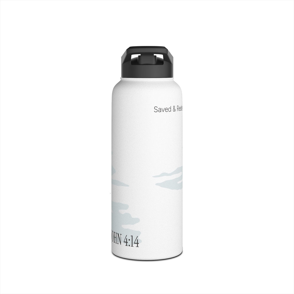 LIVING WATER STAINLESS STEEL WATER BOTTLE