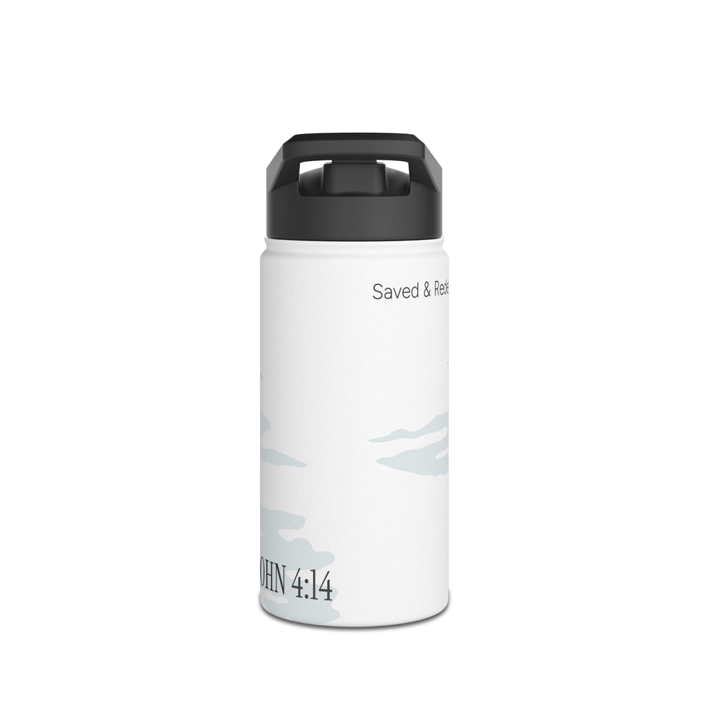 LIVING WATER STAINLESS STEEL WATER BOTTLE