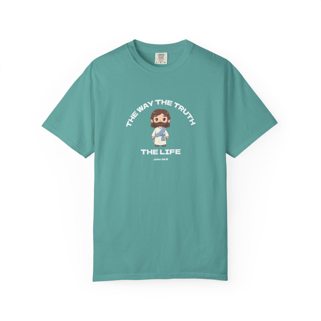 WAY TRUTH LIFE CARTOON JESUS TEE