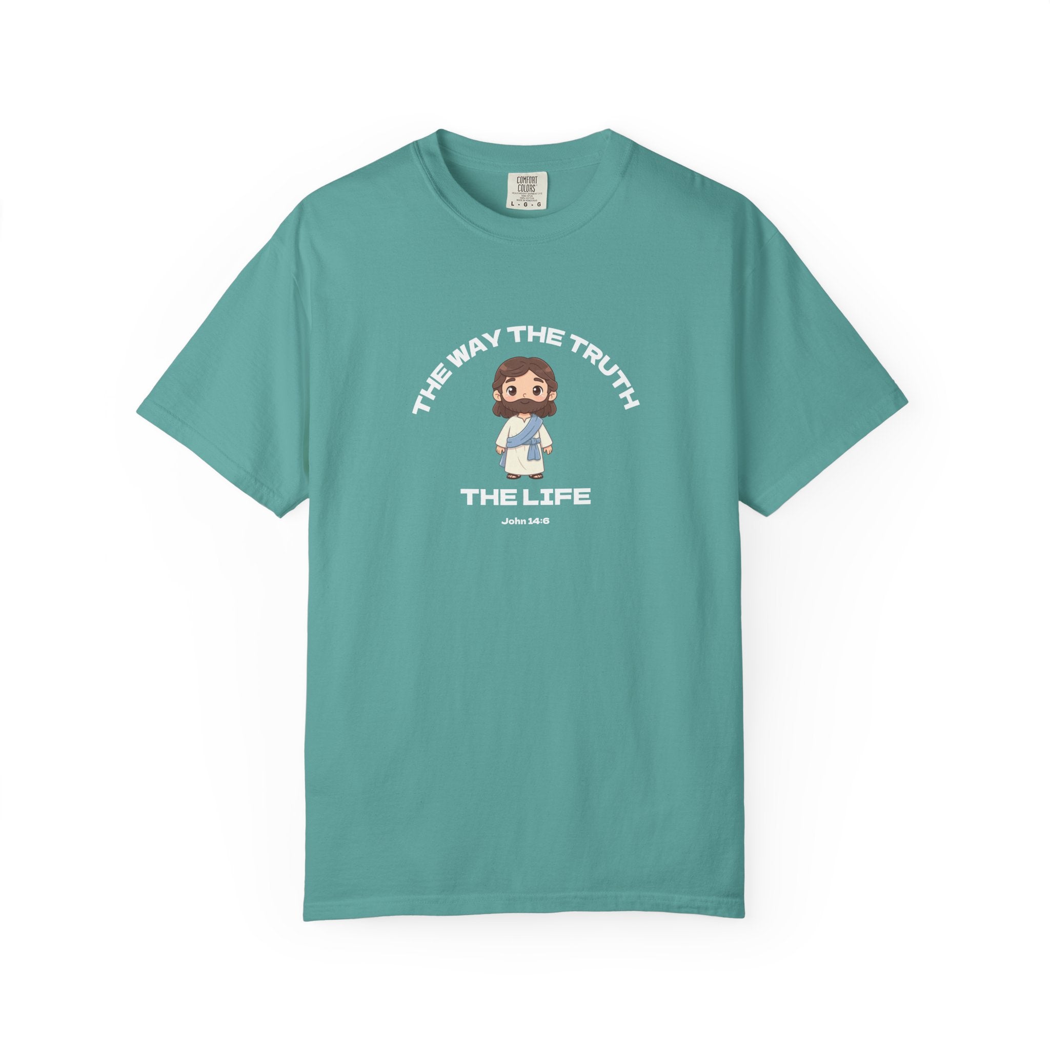 WAY TRUTH LIFE CARTOON JESUS TEE