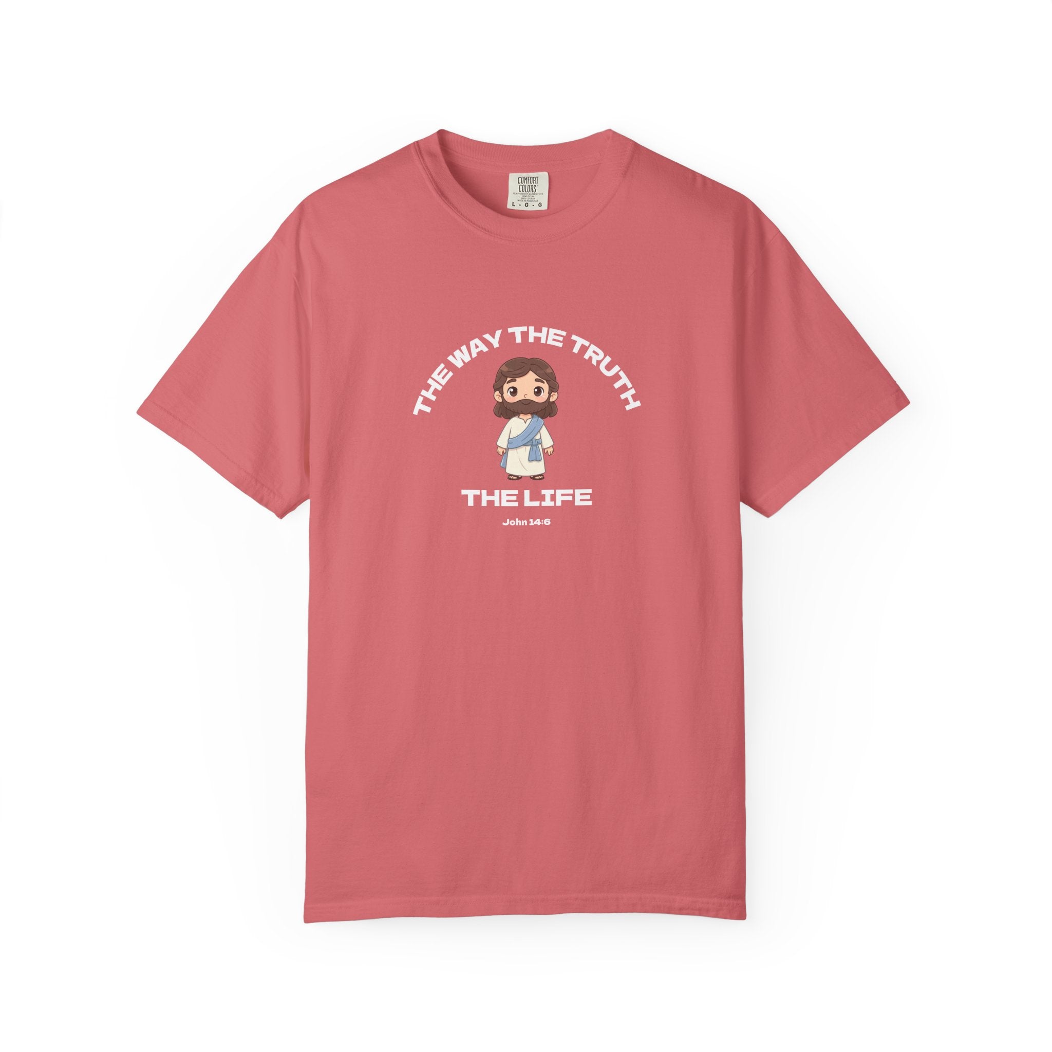 WAY TRUTH LIFE CARTOON JESUS TEE