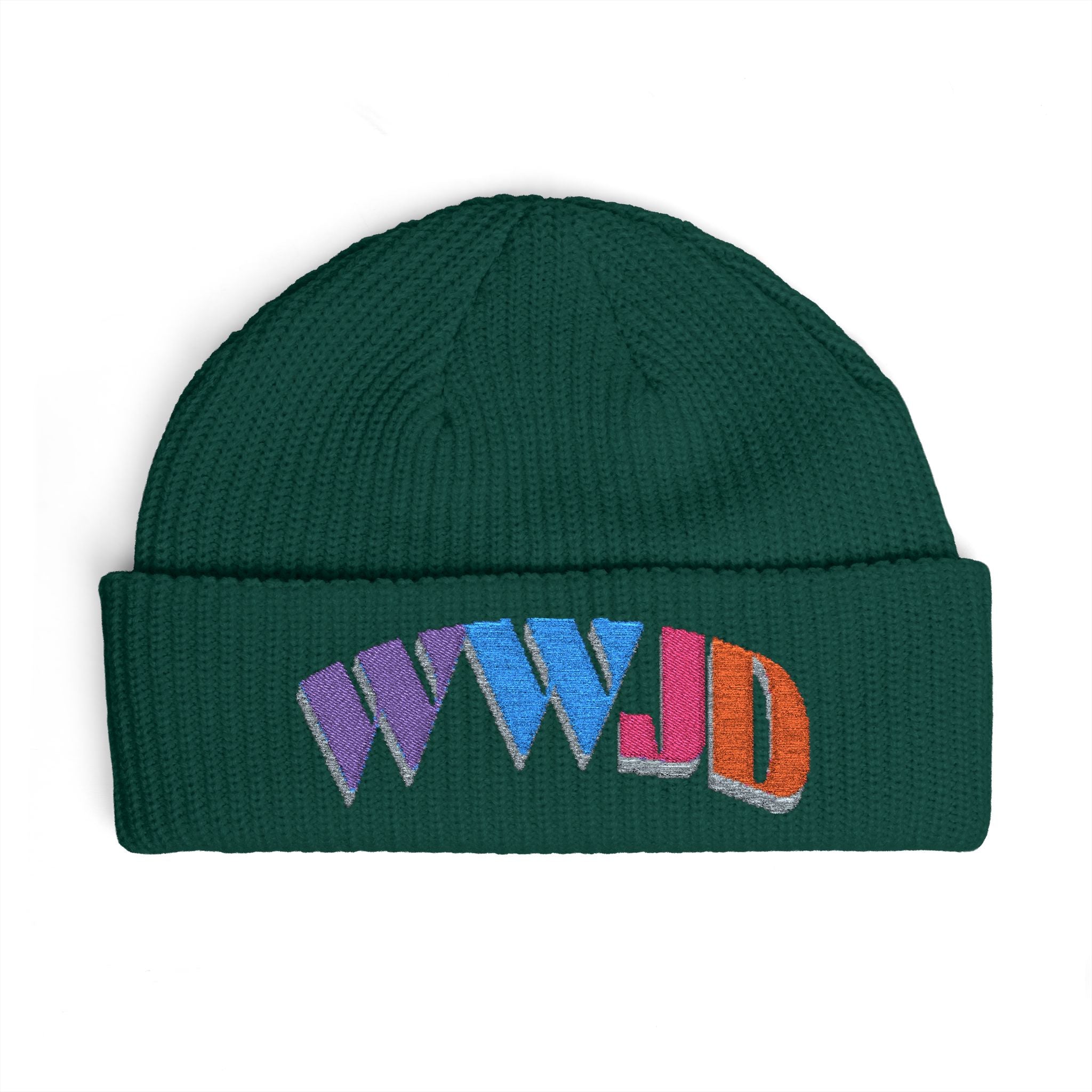 WHAT WOULD JESUS DO CUFF BEANIE
