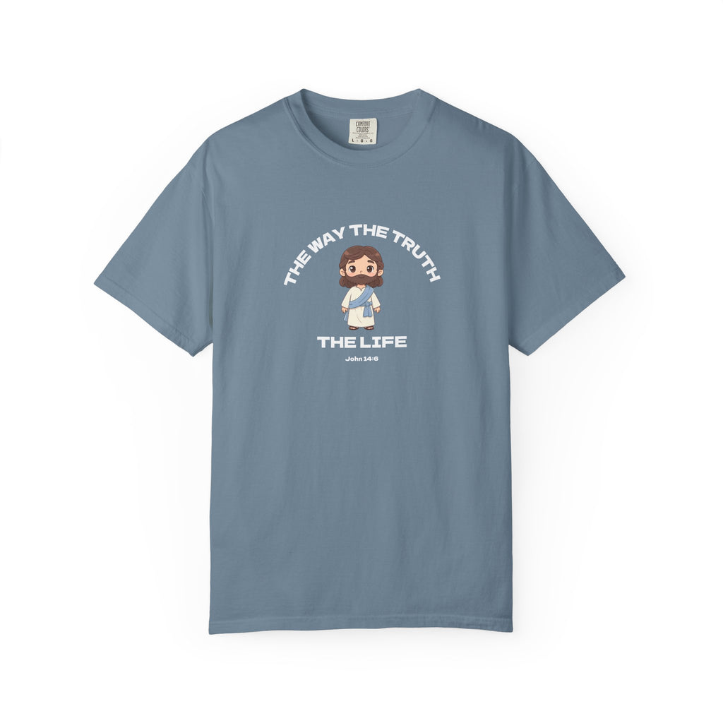 WAY TRUTH LIFE CARTOON JESUS TEE