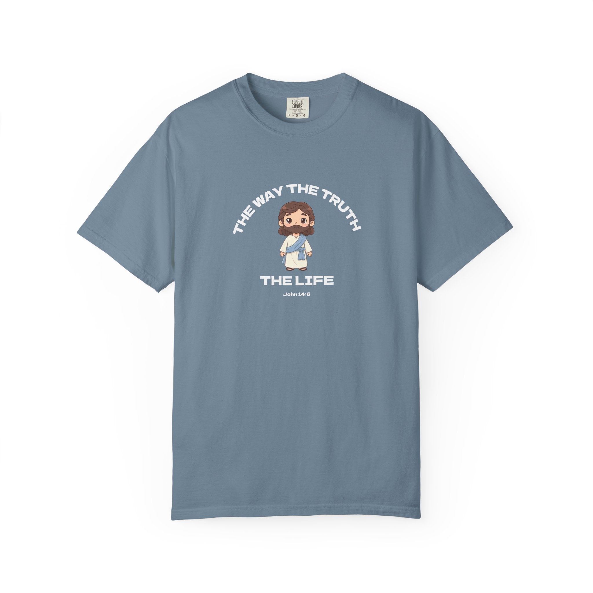 WAY TRUTH LIFE CARTOON JESUS TEE