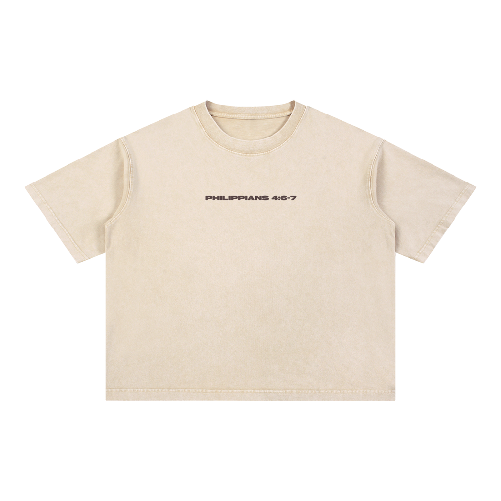 PRAY ABOUT IT MINERAL WASH BOXY TEE