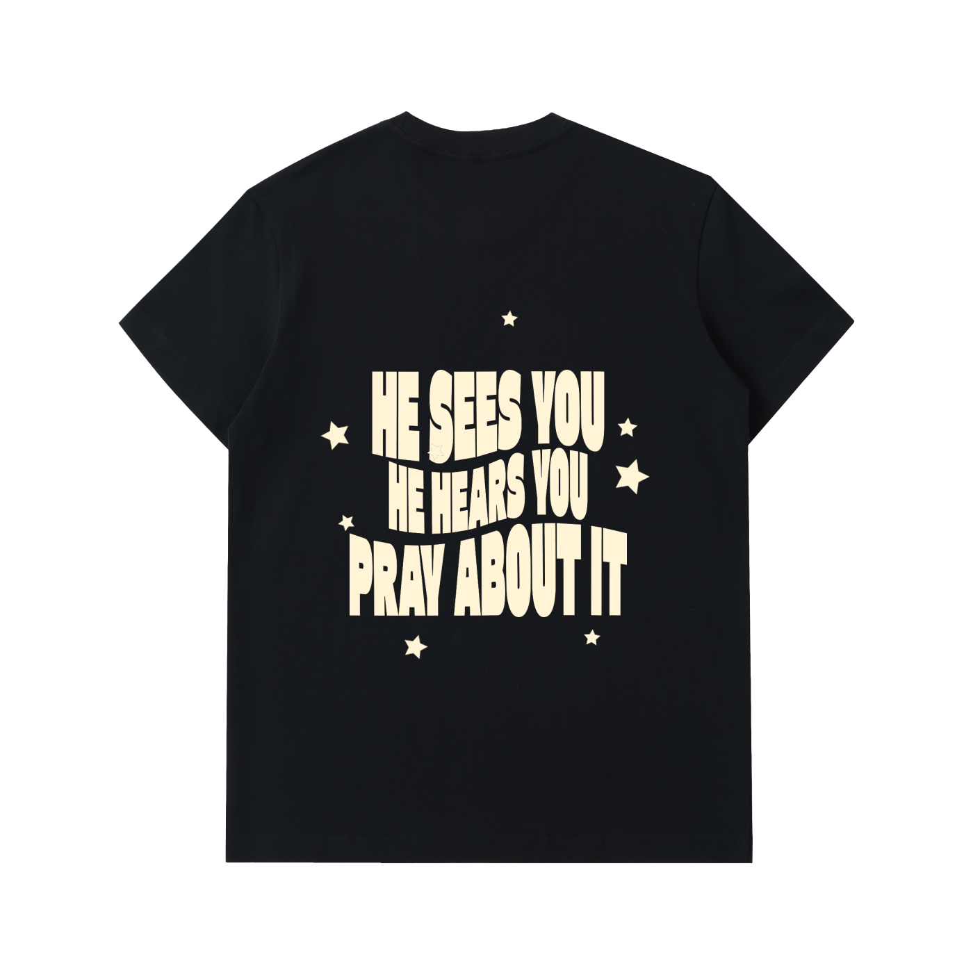 PRAY ABOUT IT HEAVYWEIGHT COTTON TEE