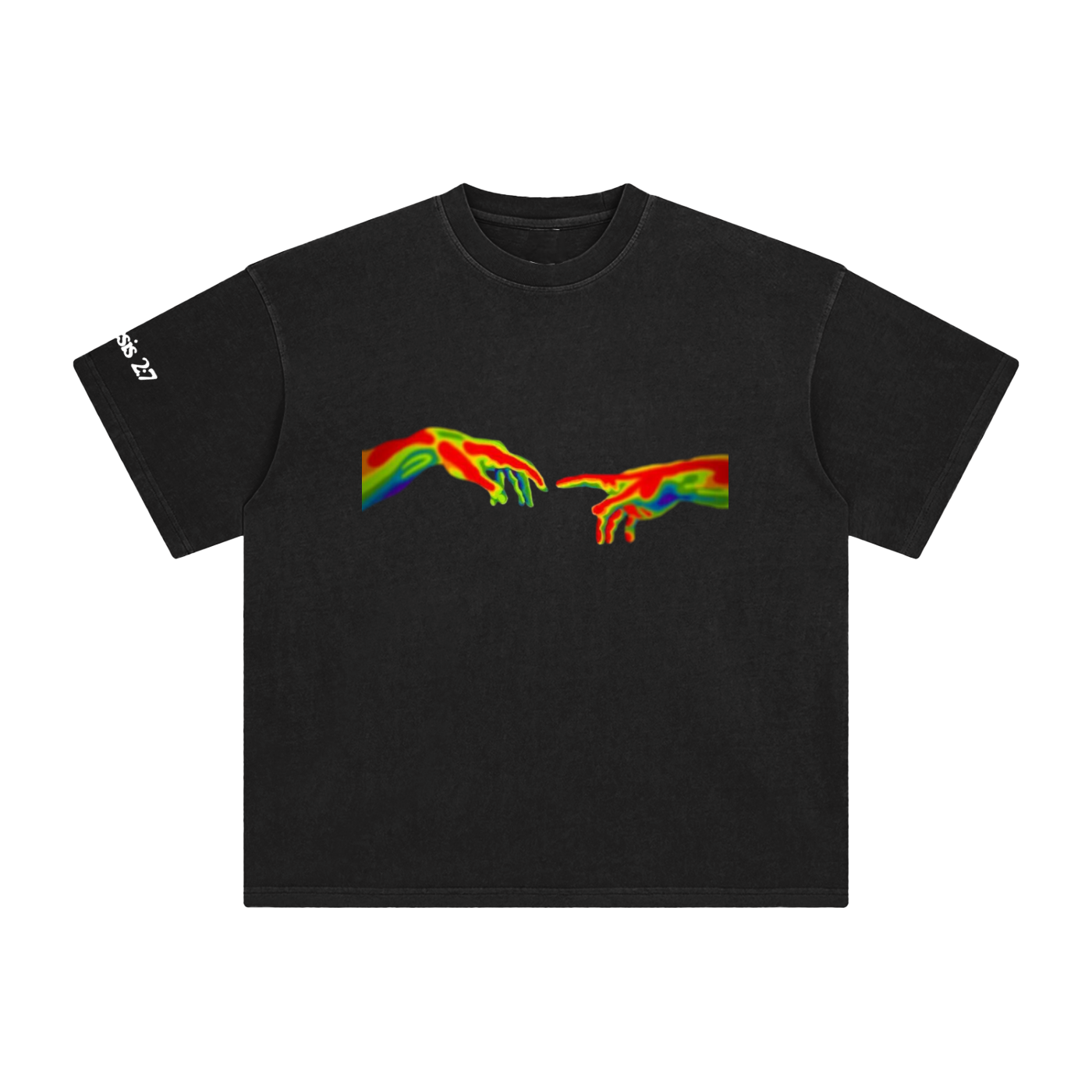 CREATION OF ADAM ENZYME WASHED TEE