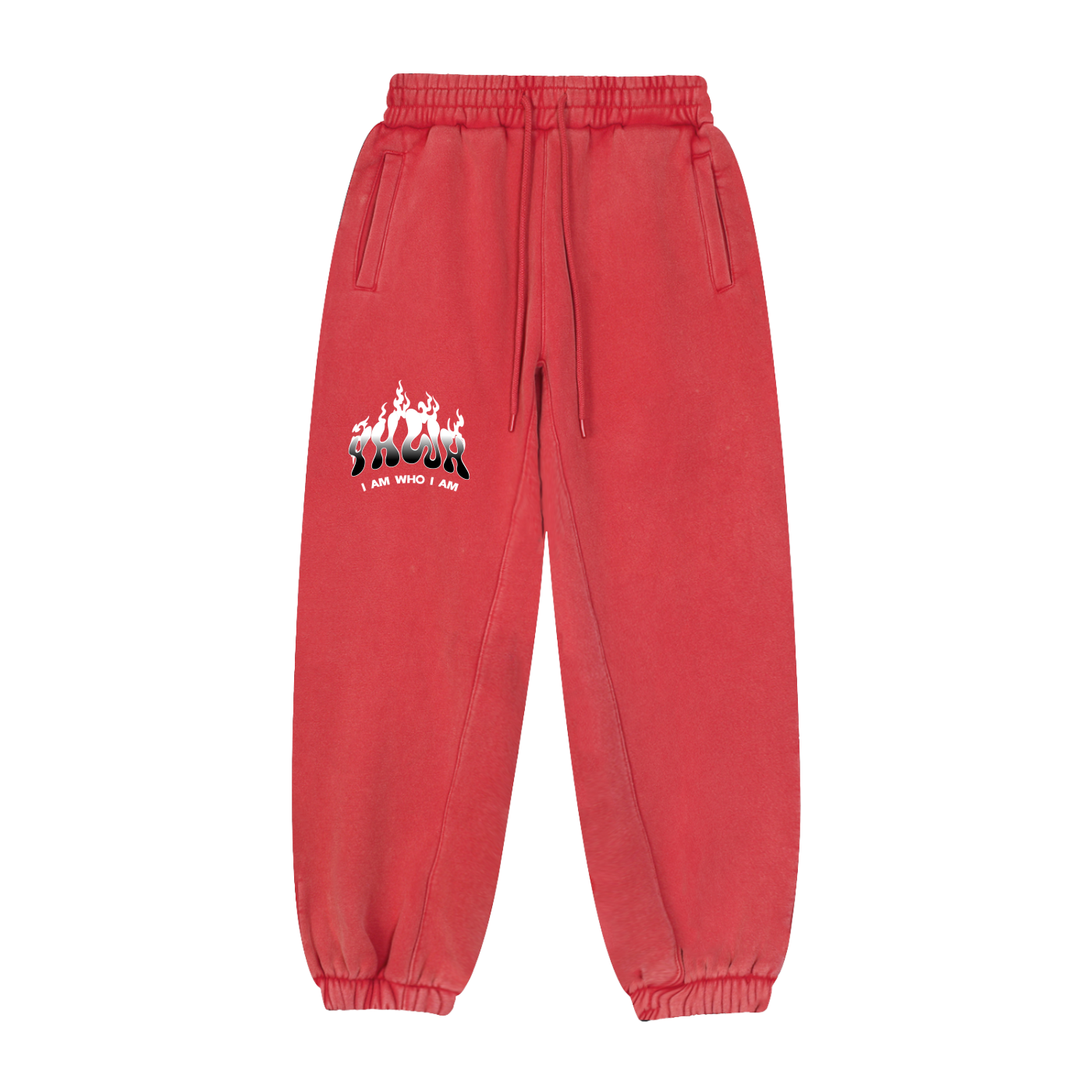 YHWH SNOW WASH FLEECE JOGGER SWEATPANTS