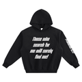 WORD SEARCH BOXY HOODIE