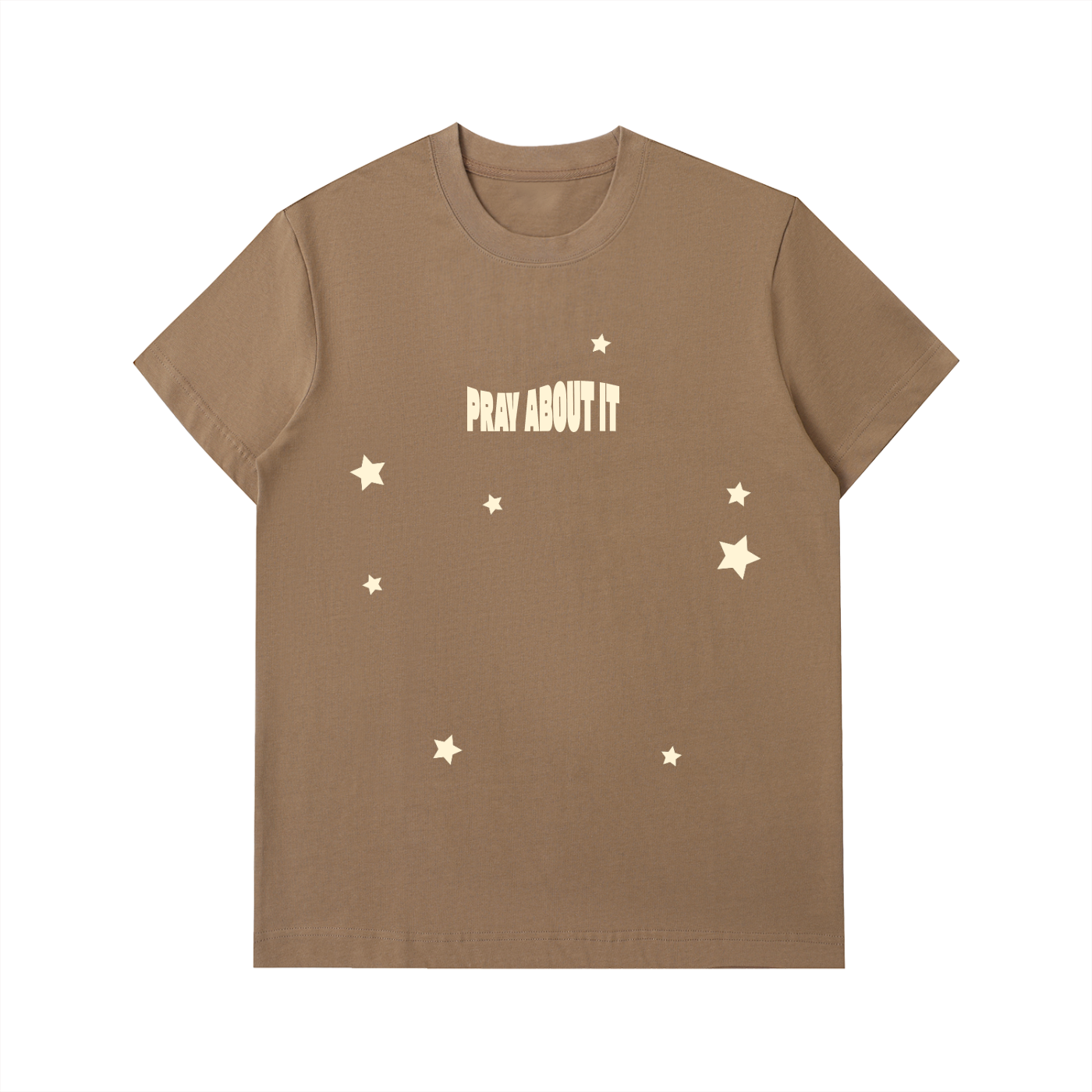 PRAY ABOUT IT HEAVYWEIGHT COTTON TEE