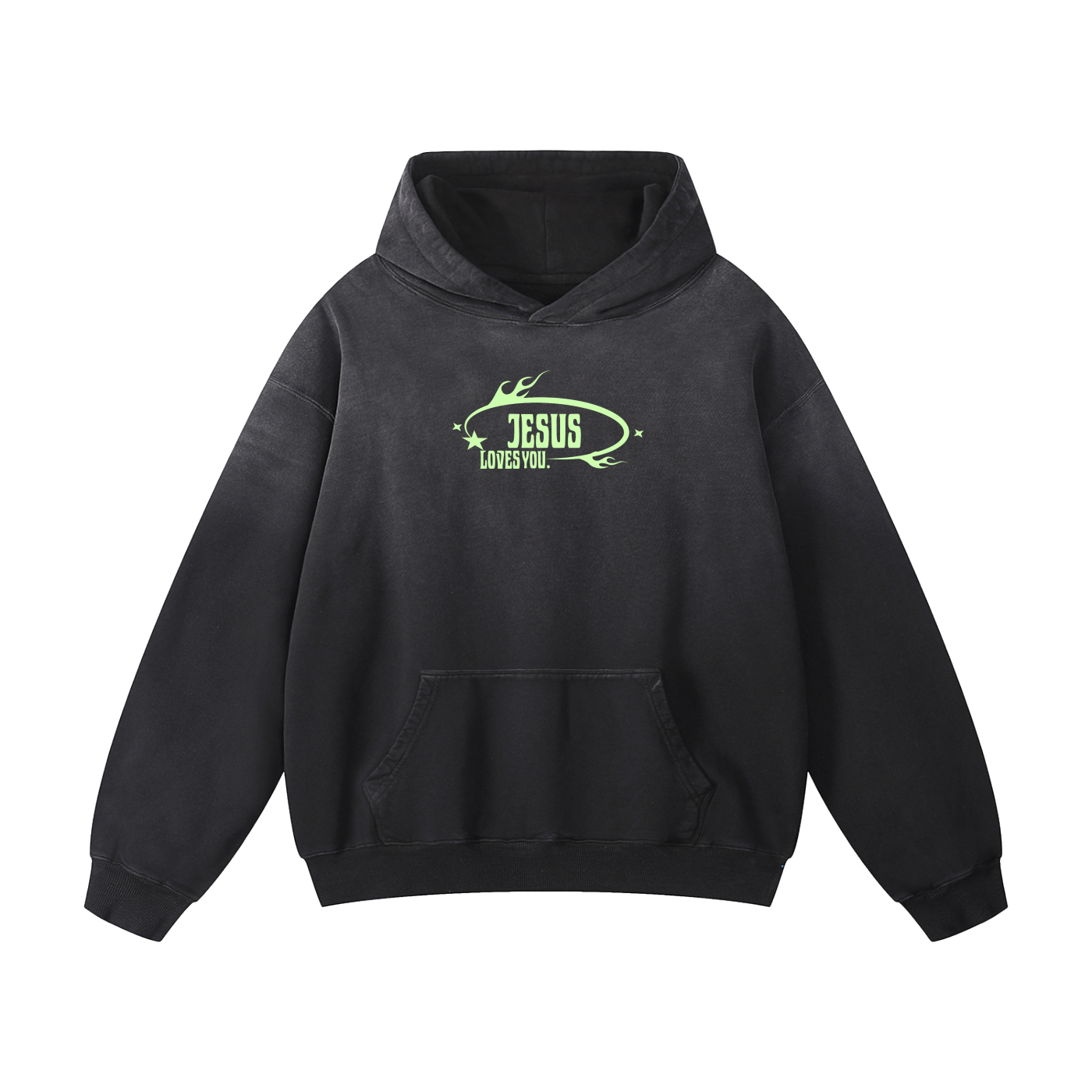 HEAVYWEIGHT JESUS LOVES YOU HOODIE