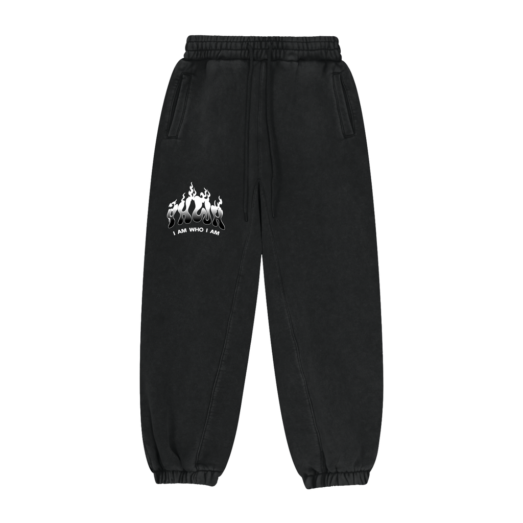 YHWH SNOW WASH FLEECE JOGGER SWEATPANTS