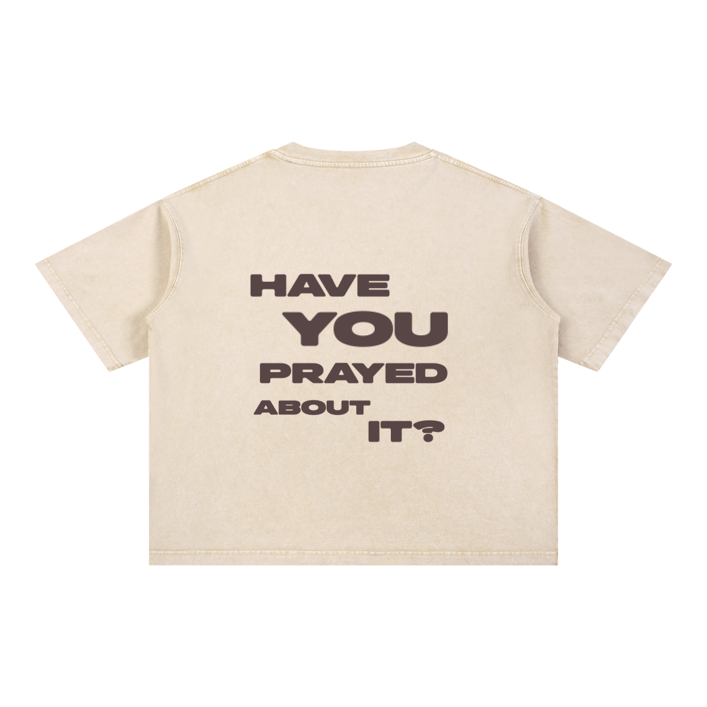 PRAY ABOUT IT MINERAL WASH BOXY TEE