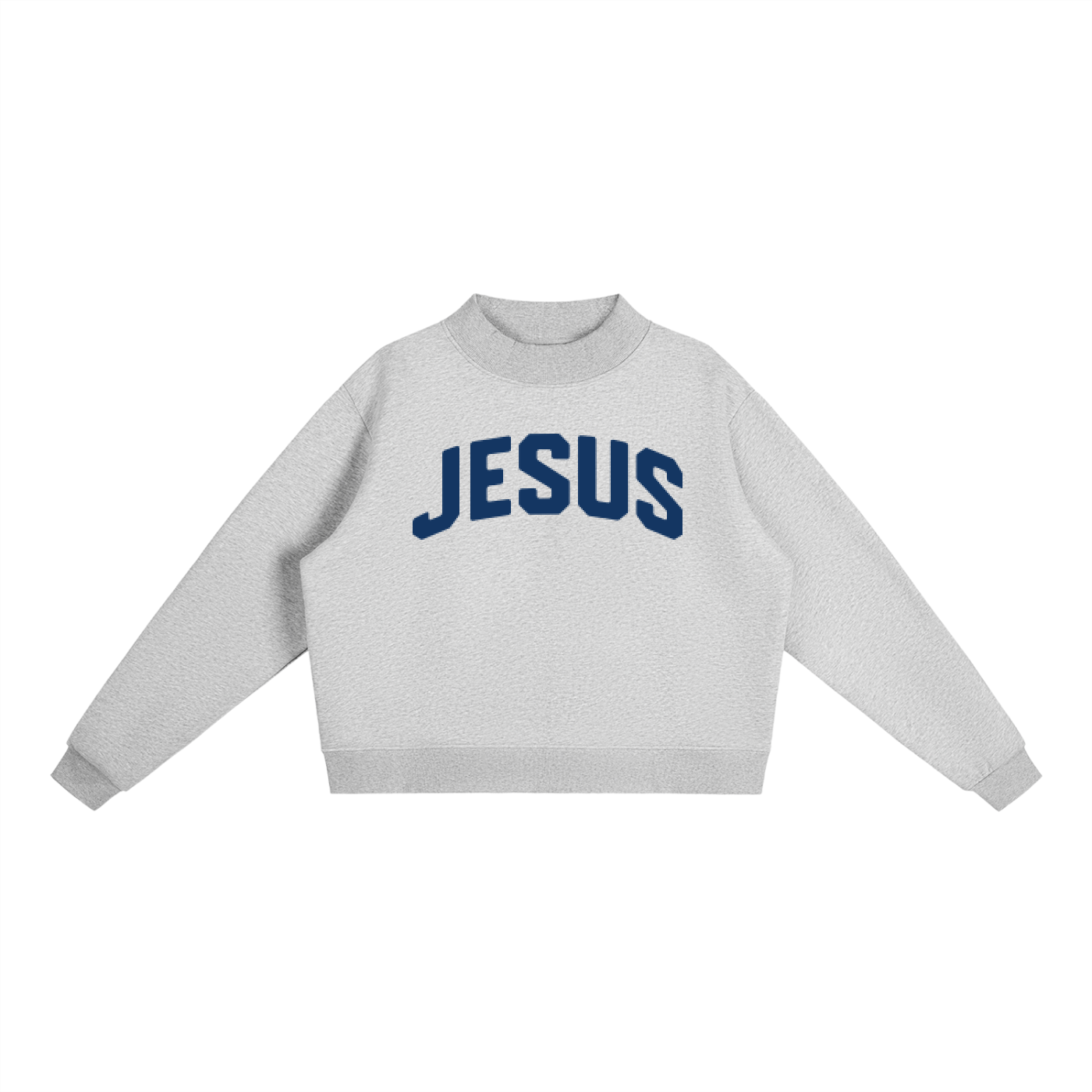 JESUS MOCK NECK SWEATSHIRT